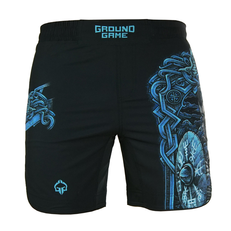 GROUNDGAME Viking light FIGHTSHORTS - BLACK